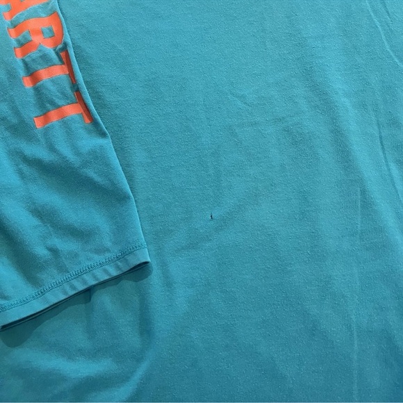 Carhartt Men’s Shirt Lot of 2 Size 2XL White Henley & Hooded Long Sleeve - Picture 9 of 9